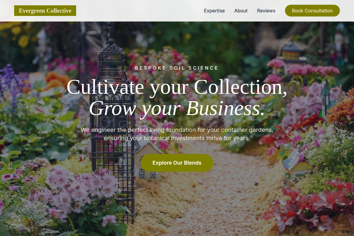 Potting Mix Garden Design