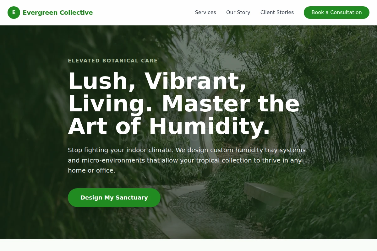 Humidity Tray Garden Design