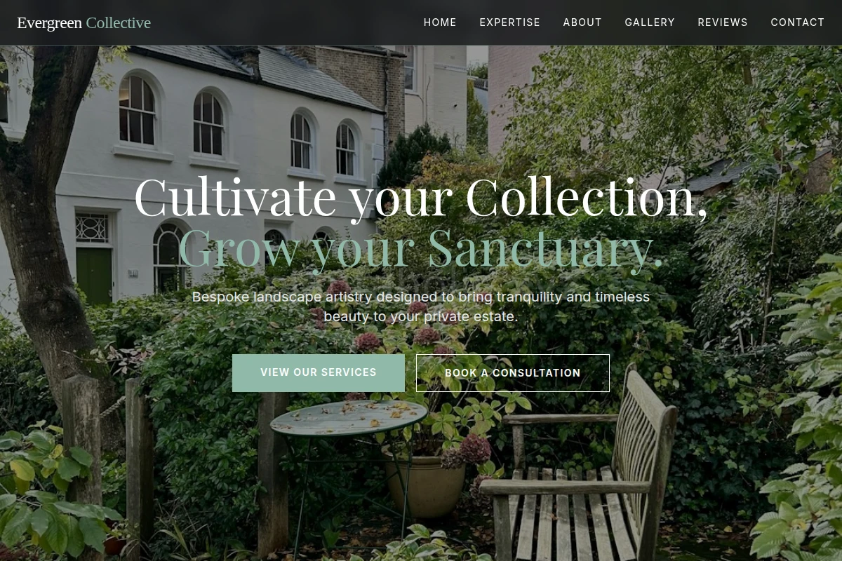 Evergreen Garden Design