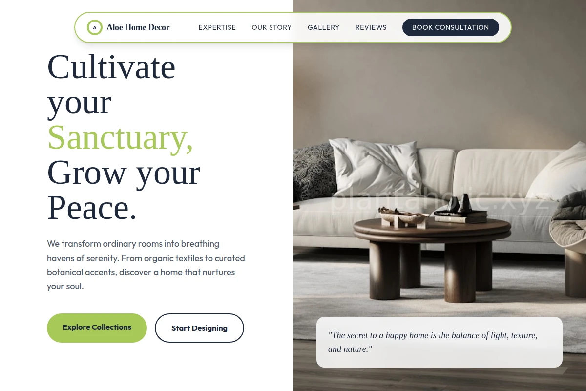 Aloe Home Decor